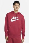 Nike Nsw Club Bb Men's Graphic Pullover Hoodie - Pomegranate Red