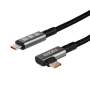 GIZZU 90-DEGREE Usb-c Cable 1M 100W Pd 10GBPS