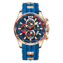 Mens Watches For Men Casual Chronograph Waterproof Sport Military Watch