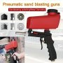 1PC 90PSI Adjustable Sandblasting Gun Portable Gravity Pneumatic Adjustable Small Air Sandblasting Rust Removal Sandblasting Spring