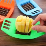 1PC Plastic Multipurpose Kitchen Slicer - Easy-to-use Potato Dicer & Fruit Cutter Versatile Home & Restaurant Gadget For Quick F