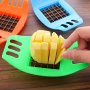 1pc Plastic Multipurpose Kitchen Slicer - Easy-to-Use Potato Dicer & Fruit Cutter Versatile Home & Restaurant Gadget For Quick French Fry & Salad Prep
