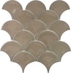 Fan Warm Stone Gloss Mosaic