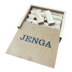 Small Jenga With Box - All Wood