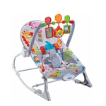 Ashcomonline Cotton Polyester Blend Rocker And Bouncer Baby Bouncing Rocker Chair