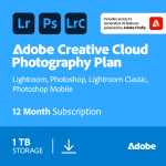 Adobe Creative Cloud Photography Plan 1TB 1 Year Subscription Esd Za - Braintree Shop