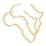 Goldair Gold Africa Hoop Earrings