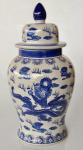 Blue & White Chinese Ginger Temple Jar – 64X33CM