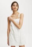 Cotton On Kyha Embroidered MINI Dress - White