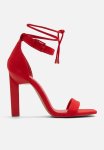 Eleezaa Block Heel - Red