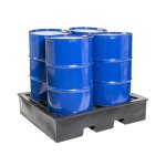 Spill Deck Polyethylene 4 Drum 390L Catchment