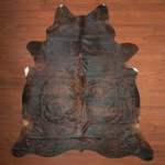 Aa Grade Cow Hide 444 Tricolour XXL - Extra Extra Large Tricolour Brindle