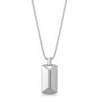 Geometric Metal Necklace By For Men