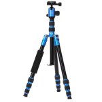 Pro.j Professional Aluminium Travel Tripod 8KG-LOAD BLUE-A401BL