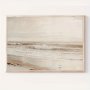 1pc Frameless Vintage Coastal Canvas Wall Art Ocean Landscape Print Poster Beach Scene Decor For Living Room And Bedroom