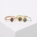CAS102696 - Fingerprint Sterling Silver Ring.