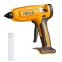 Ingco - Cordless Hot Glue Gun - Tool Only With 3X Glue Sticks