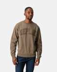 Thick Logo Print Sweatshirt Stone Green - XXL Green