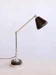 Silver & Black Desk Lamp – 73CM