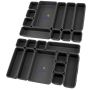 22 Piece Plastic Drawer Organiser Storage Bins For Makeup Bathroom Utensils