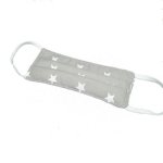 4AKID Adult Fabric Mask - Assorted Colours And Patterns - Light Grey Twirls