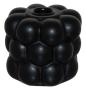 Bubble Black Candle Holder 9X10CM