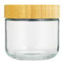 Glass Overnight Oats Containers Glass Jars With Bamboo Lids Airtight 4 Pack