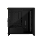 FRAM E 4000D Rs Wood Modular High Airflow Mid-tower PC Case 4X Rs Fans Black & Walnut.