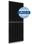 JA Solar 610W N-type Topcon Bifacial Double Glass Solar Panel 72 Cell Silver Frame