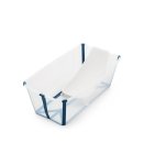 Stokke Flexi Bath Bundle Tub Support And Heat Plug - Transparent Blue