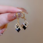 1 Pair Elegant Irregular Geometric Dangling Earrings For Women Fashion Statement Drop Earrings Evening Party Decor