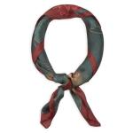 Red Peony Silky Scarf