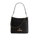Chain Strap Shoulder Bag -black