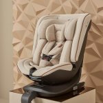 Silver Cross Motion All Size 360 Car Seat Newborn To 12YRS - Almond