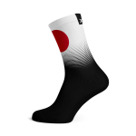 Japan Flag Socks - Small Black