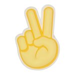 Crocs Peace Hand Sign Jibbitz