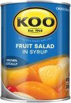 Koo Fruit Salad In Syrup Fruits
