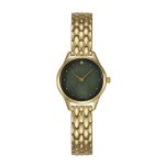 Smykke Petite - Stainless Steel Gold Pvd Strap Green Dial Watch V297SXGESG