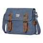 Troop London Classic Canvas Crossbody - Blue