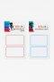 Khoki Self Adhesive Labels With Border Pack Of 20