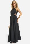 Tie Side Maxi Dress - Black