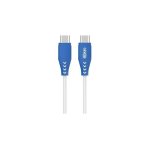Loop'd Type C To Type C Cable 1.2M 60W Cable Blue & White