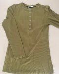 Momsy Green Maternity Button Up Top Medium