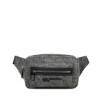 Washed Denim Belt Bag -washed Black