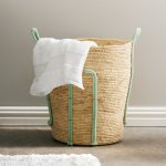 Natural Corn Rope Handle Basket Duck Egg - Large 45X40CM