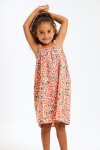 Girls Sleeveless Printed Summer Dress 6 To 14 Years