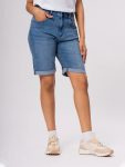 Blue Denim Bermuda Shorts - 32 Blue