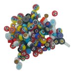 Millefiori Mosaic Glass Mixed 250G