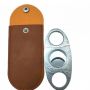 Damascus Pattern Stainless Steel Double-edged Cigar Scissors