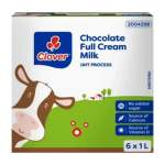 Clover Chocolate Full Cream Milk 6X1LT